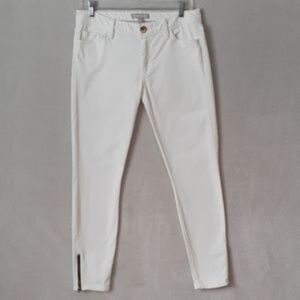 Banana Republic Classic White Skinny/Ankle/Zip Jeans from 2015 Size 29/P